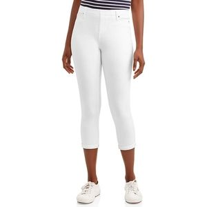 High Rise Stretch Fitted Capri Jeggings